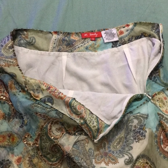 Derhy Sequinned midi Skirt Condition like New - Picture 13 of 14